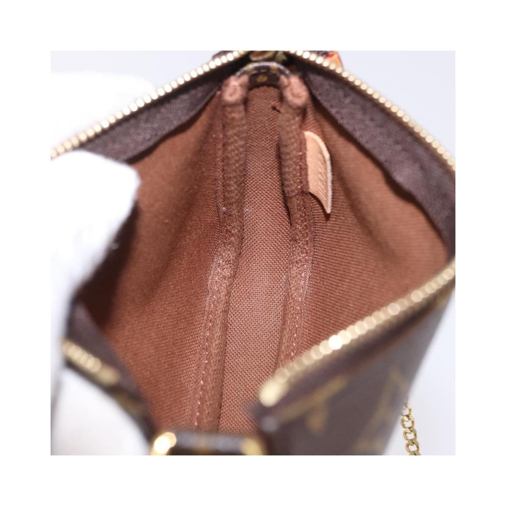 Pochette Louis Vuitton Mini Pochette Accessoires Mini Toile - Marron