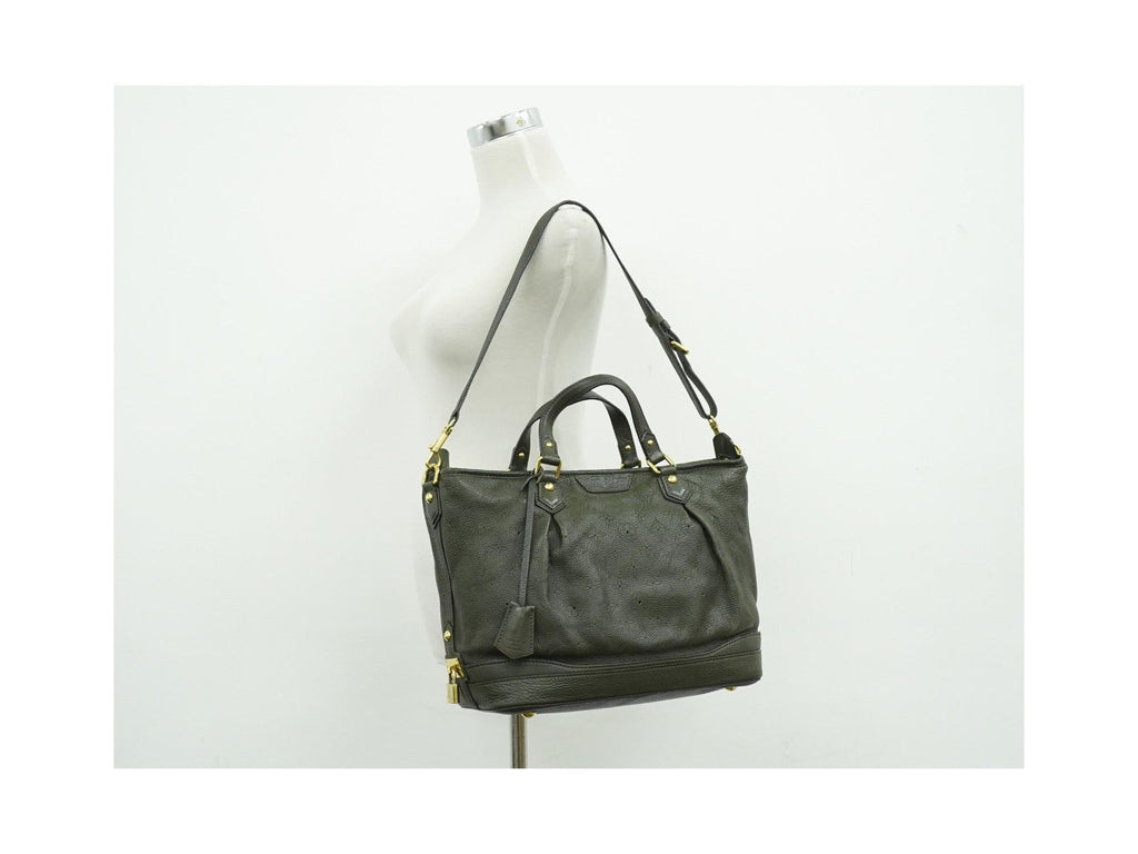 Sac À Main Louis Vuitton Stellar Pm Cuir - Kaki
