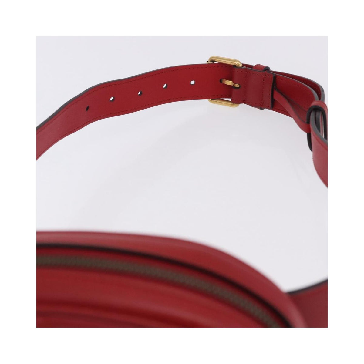 Sac À Main Gucci Gg Marmont Belt Cuir - Rouge