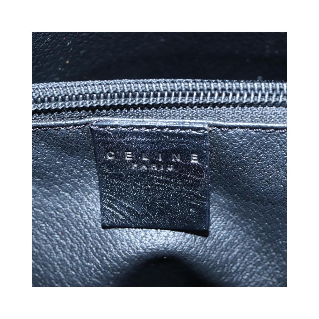Sac Porté Épaule Celine C Macadam Tote Pvc - Noir