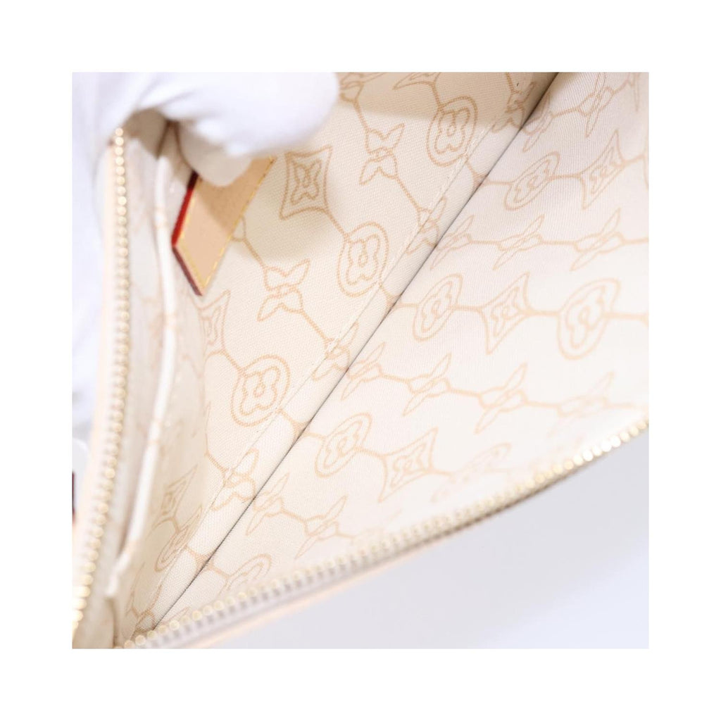 Louis Vuitton - Neverfull MM pouch in canvas - White