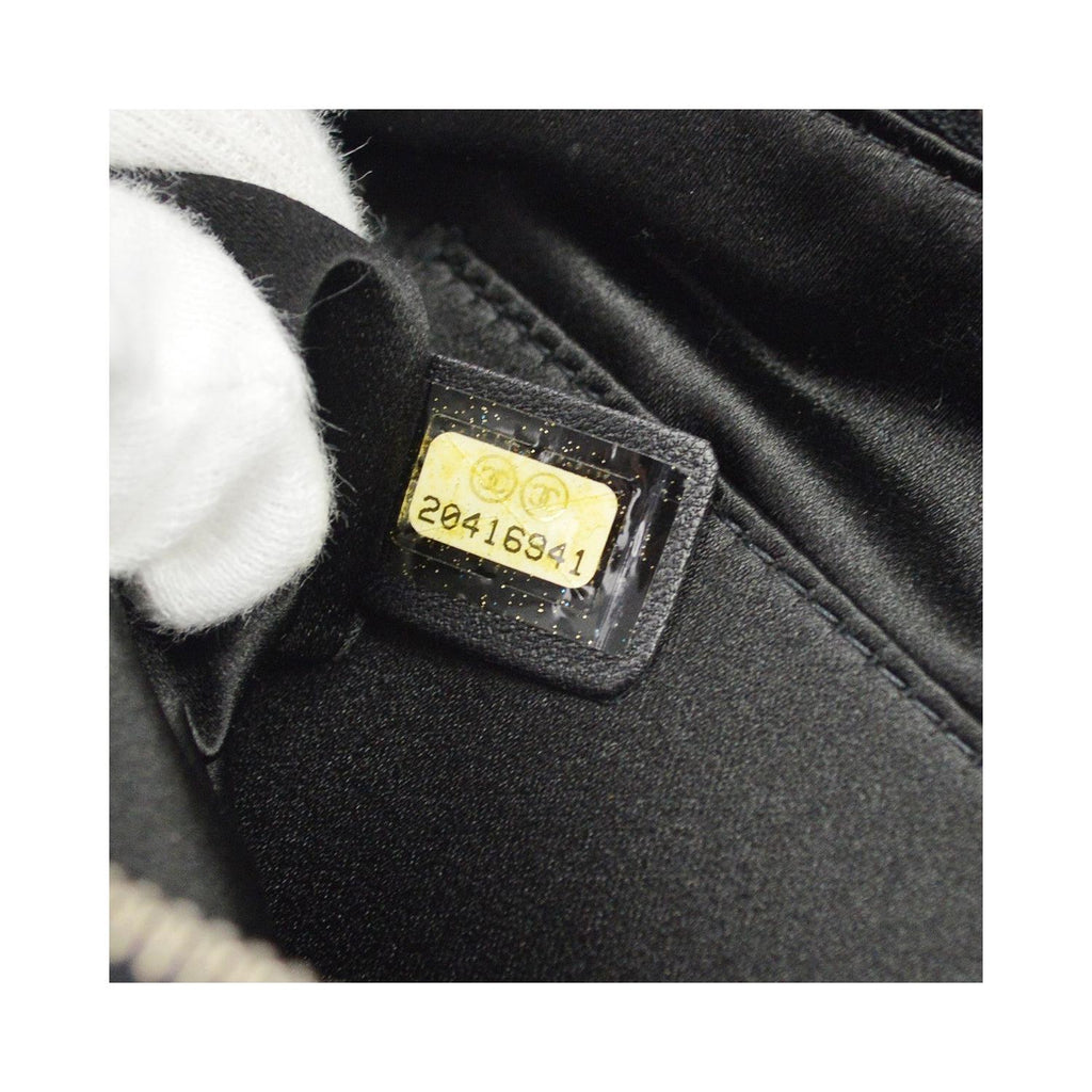 Sac Bandoulière Chanel Chain Flap Small Glitter - Noir