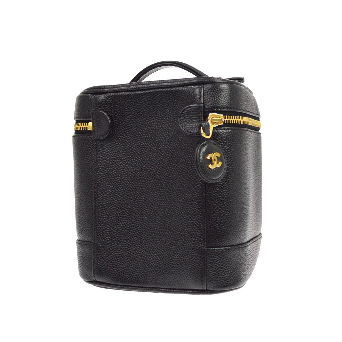 Pochette Chanel Vintage Timeless Vanity Case Small Cuir - Noir