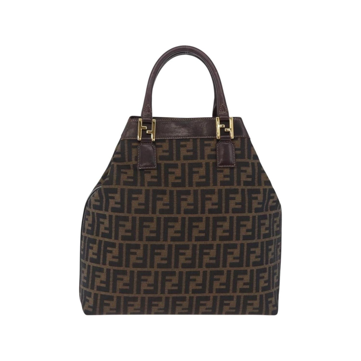 Sac À Main Fendi Vintage Zucca Toile - Marron