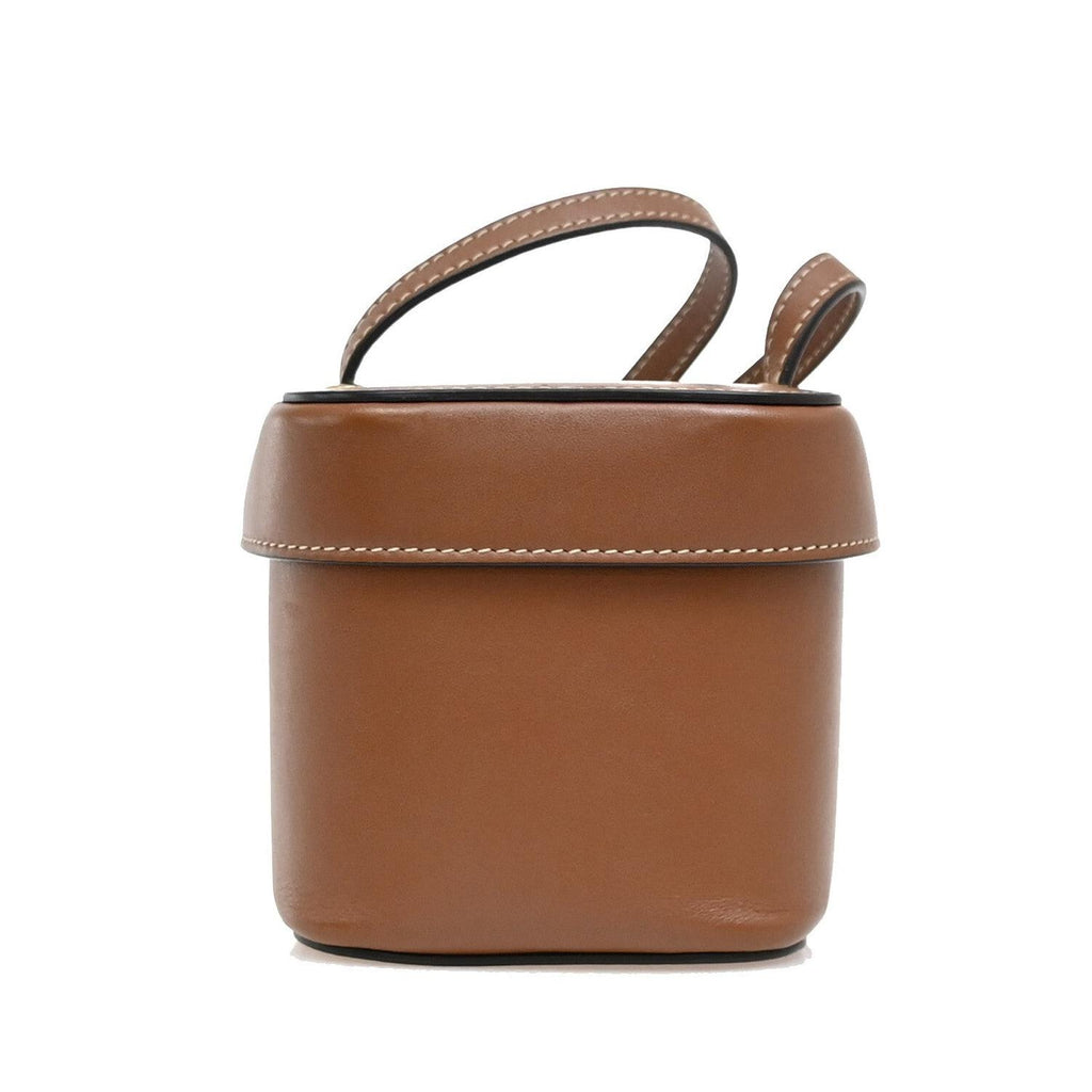 Sac À Main Celine Cuir Triomphe Box Small Cuir - Marron