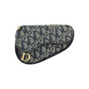 Christian Dior Vintage Saddle Coin Purse Diorissimo Canvas Product Image