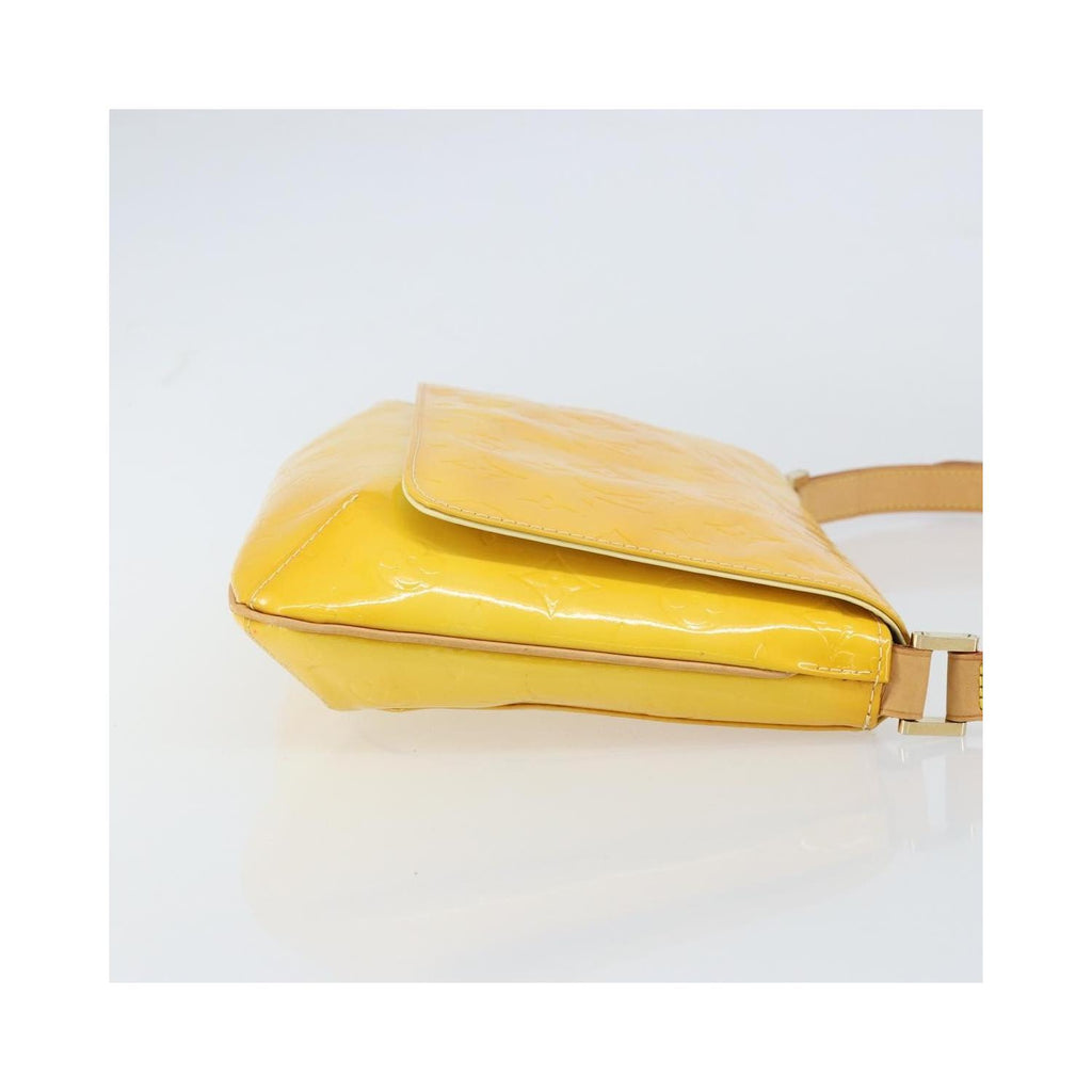 Sac Porté Épaule Louis Vuitton Thompson Street Handbag Medium Cuir Verni - Jaune