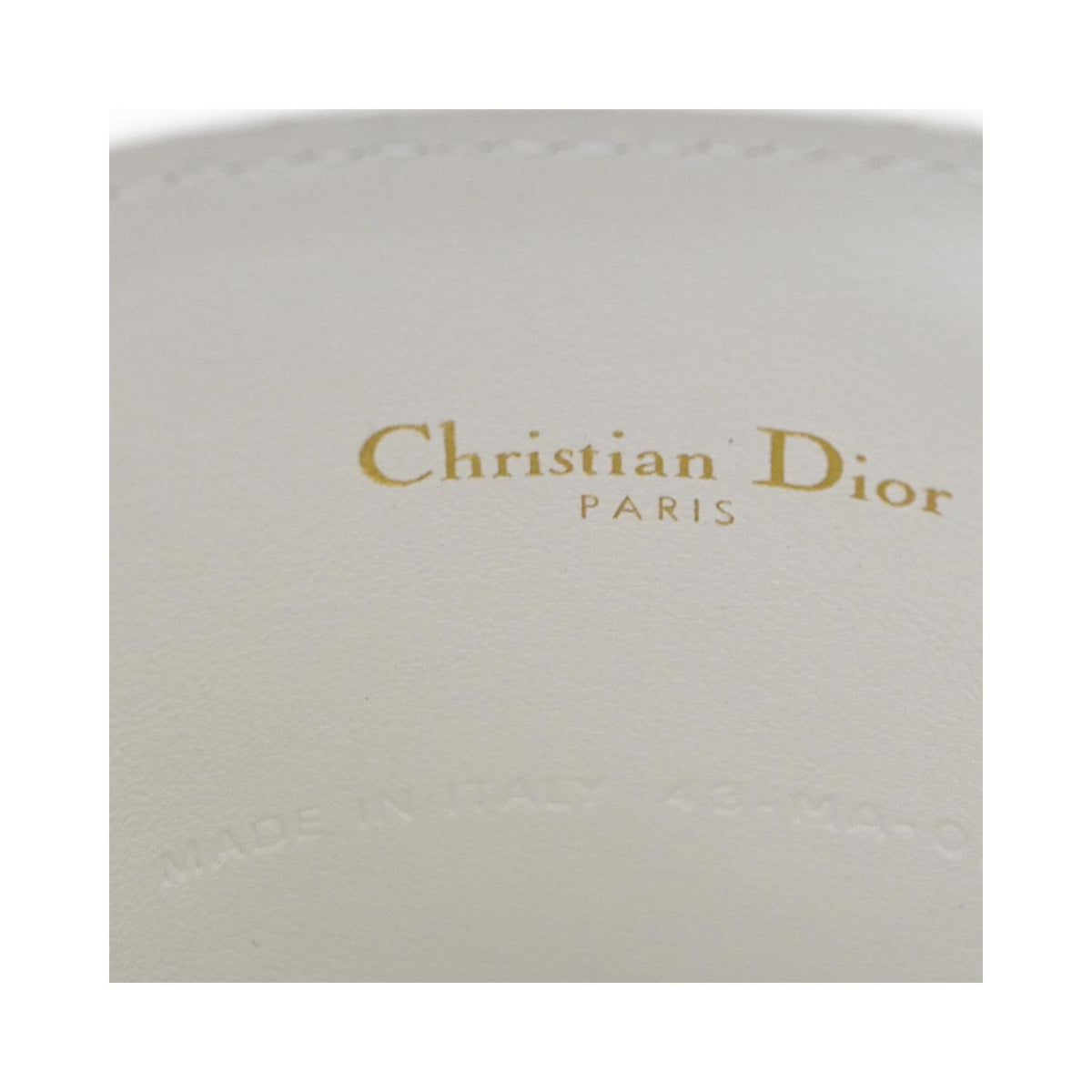 Sac Porté Épaule Christian Dior Vibe Bottle Holder Cuir - Blanc