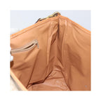 Sac Celine Macadam Shoulder Bag Toile - Beige