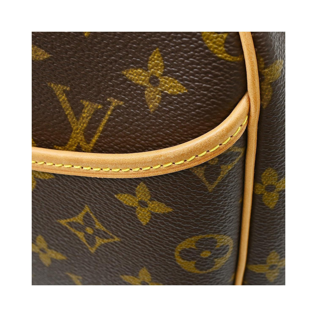 Sac À Main Louis Vuitton Deauville Mini Toile - Marron