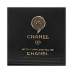 Sac Porté Épaule Chanel Flap Card Holder On Chain Satin - Beige