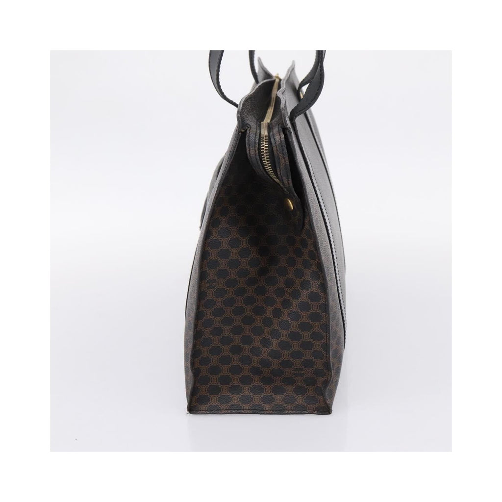 Cabas Celine Vintage Macadam Shopper Large Pvc - Noir
