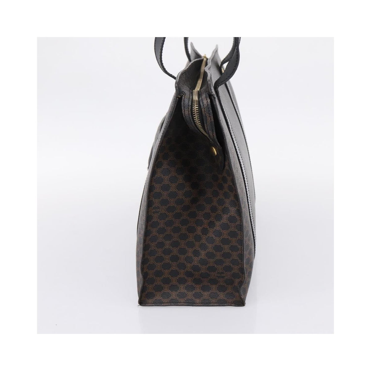Cabas Celine Vintage Macadam Shopper Large Pvc - Noir