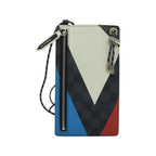 Bolso de hombro Louis Vuitton Pochette Phone de lona - Gris