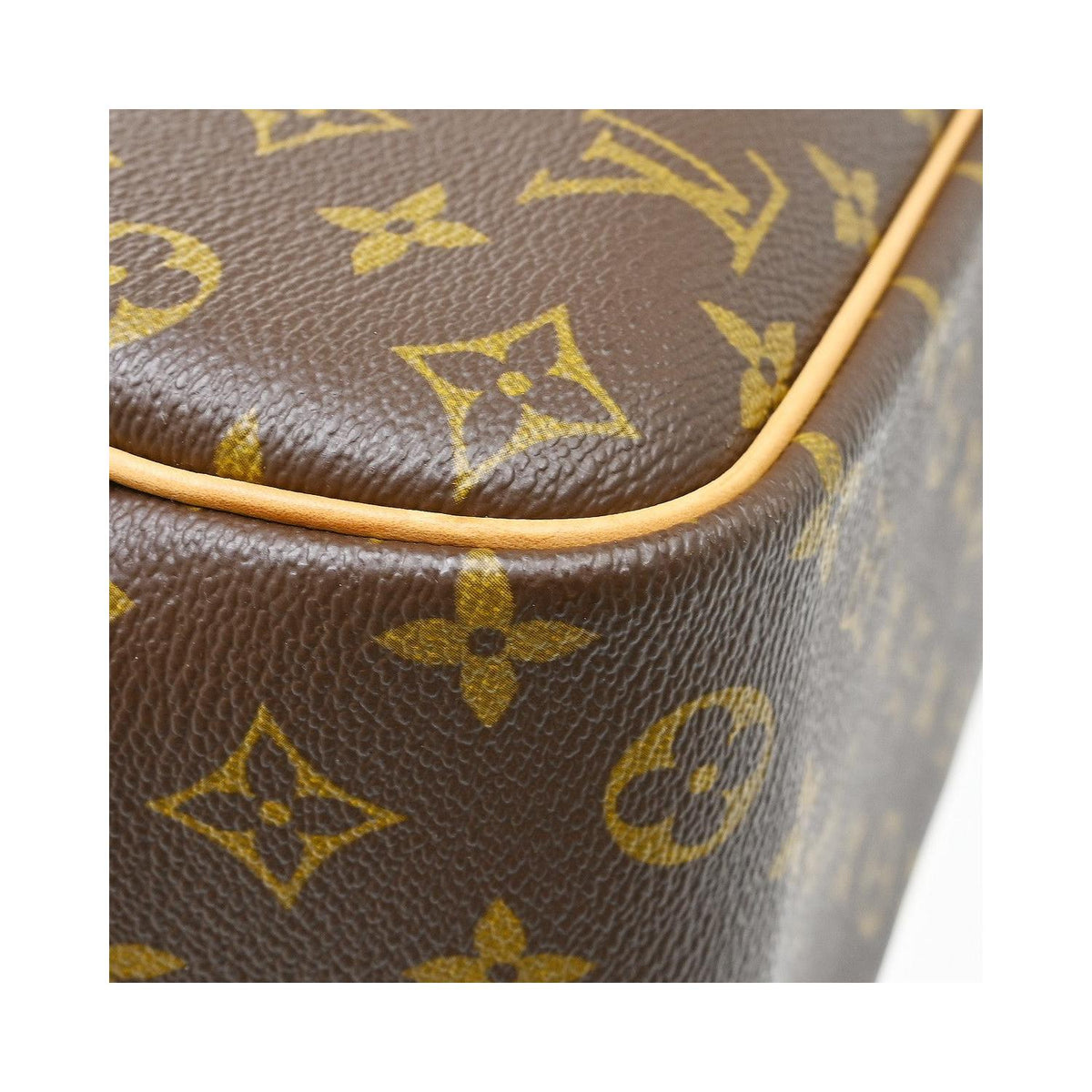 Sac À Main Louis Vuitton Deauville Mini Toile - Marron