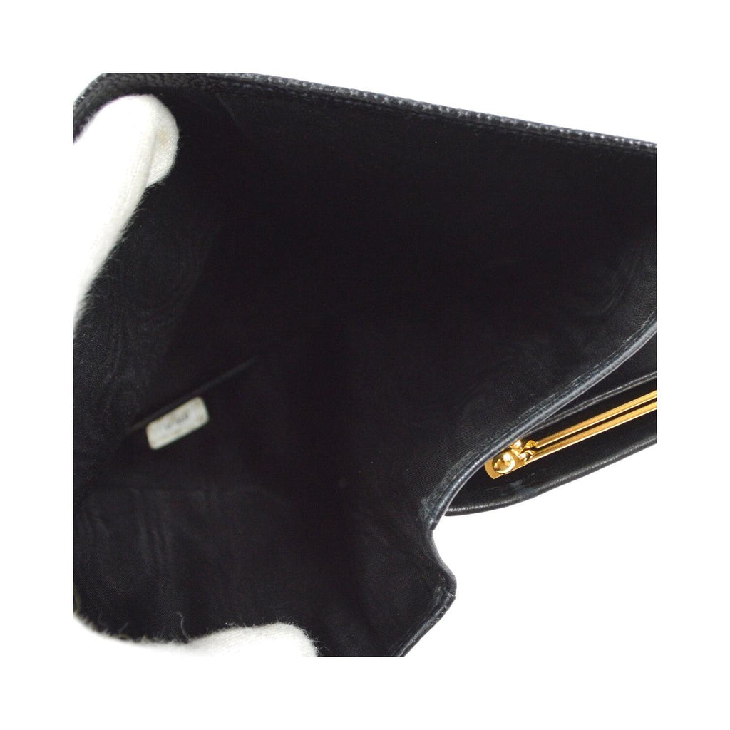 Portefeuille Chanel Timeless Cc French Long Cuir - Noir