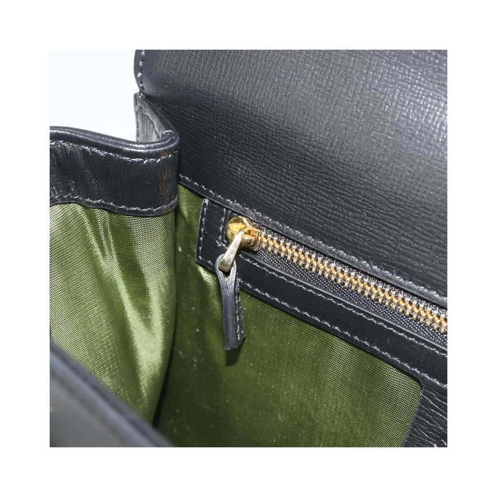 Sac Porté Épaule Gucci Gg Ring Small Cuir - Noir