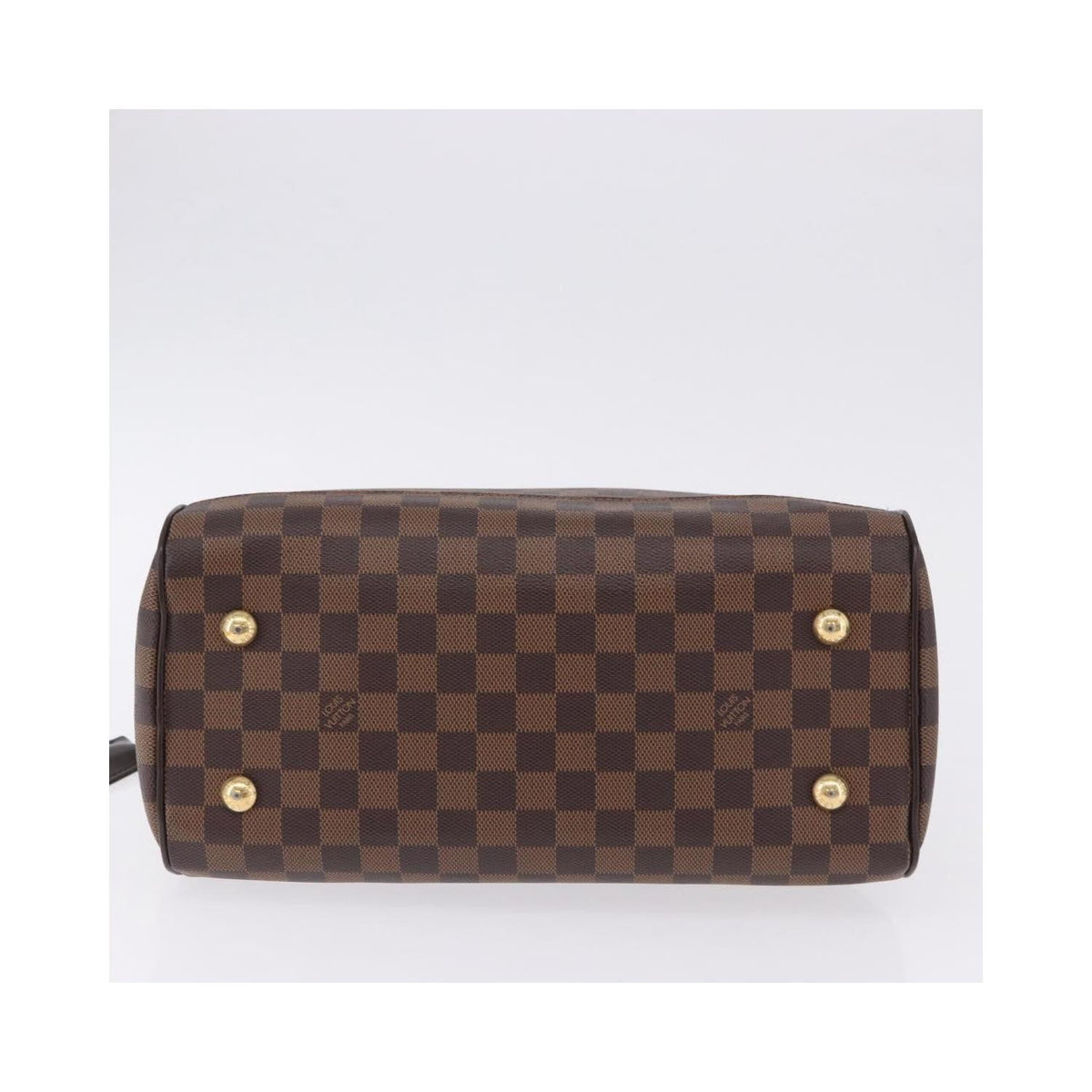 Sac À Main Louis Vuitton Duomo Boston Toile - Marron