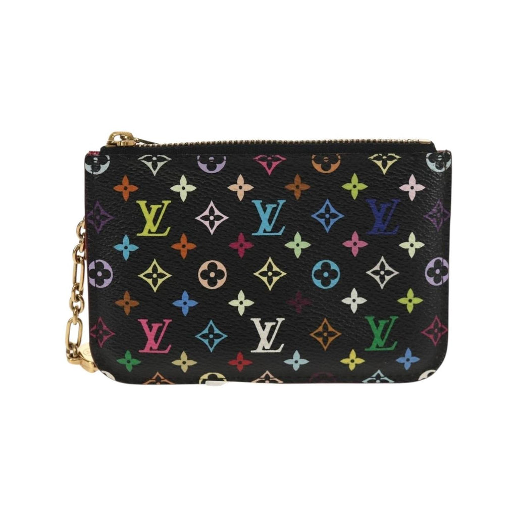 Louis Vuitton - Portamonete Pochette Clés NM in tela - Nero