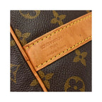 Louis Vuitton Keepall Bandouliere 50 Canvas Travel Bag - Brown