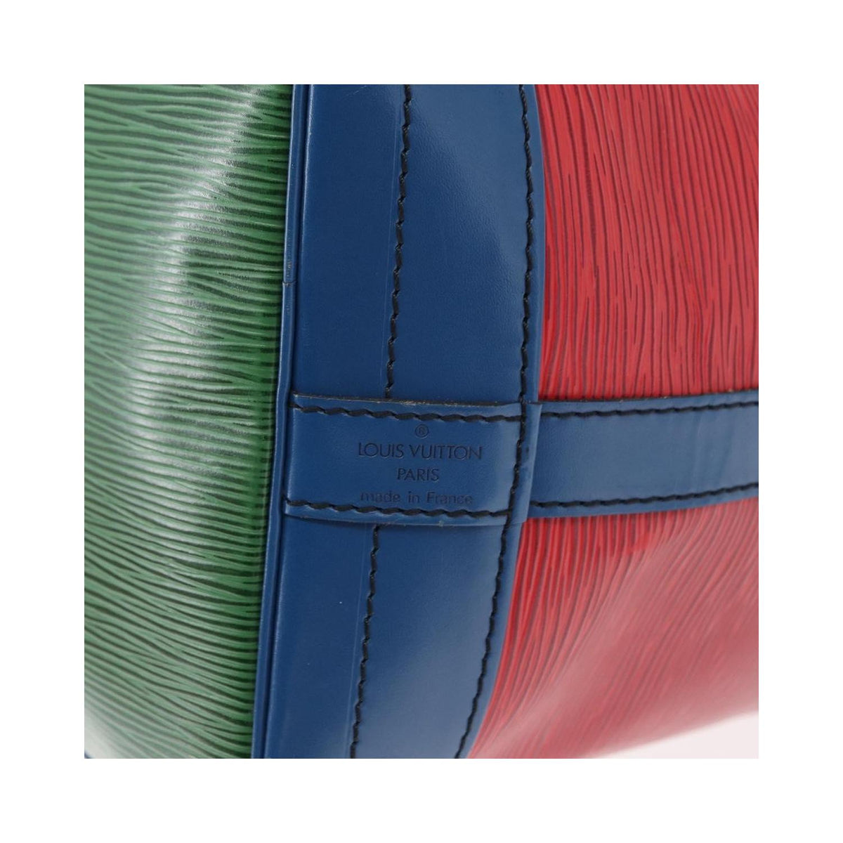 Sac Porté Épaule Louis Vuitton Tricolor Noe Handbag Large Cuir - Rouge