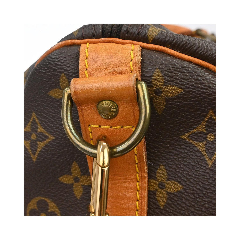 Sac De Voyage Louis Vuitton Keepall Bandoulière 60 Toile - Marron