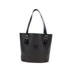 Sac Porté Épaule Celine C Macadam Tote Pvc - Noir
