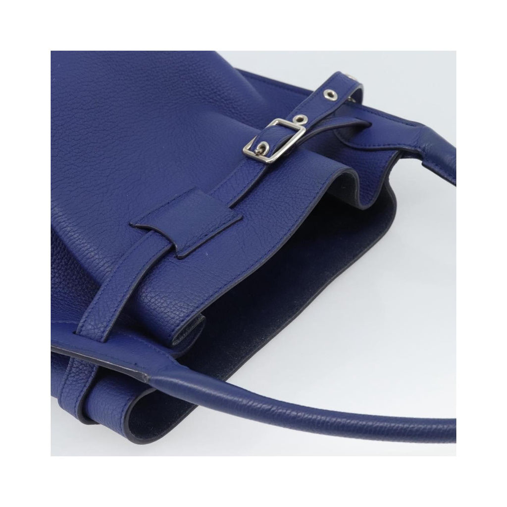 Sac À Main Celine Big Bag Bucket Nano Cuir - Bleu