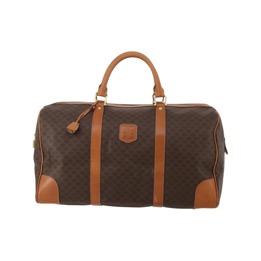 Sac À Main Celine Boston Large Pvc - Marron