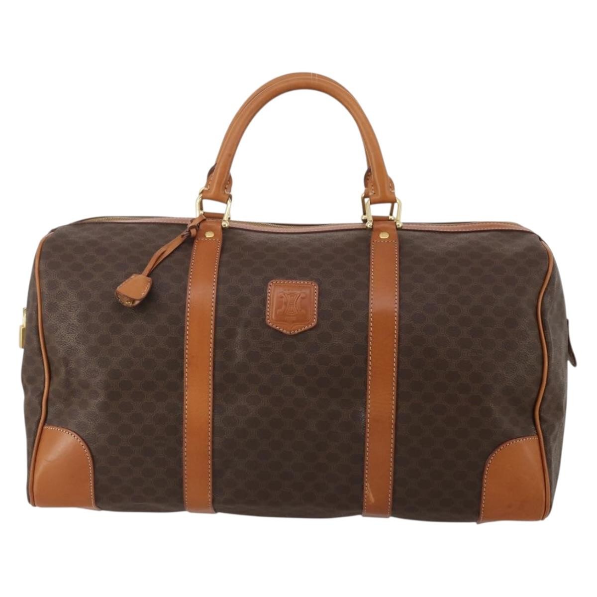 Sac À Main Celine Boston Large Pvc - Marron