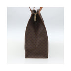 Cabas Celine Vintage Macadam Shopper Tote Toile - Marron