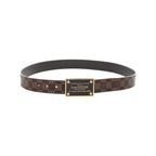 Ceinture Louis Vuitton Inventeur Belt Medium Toile - Marron
