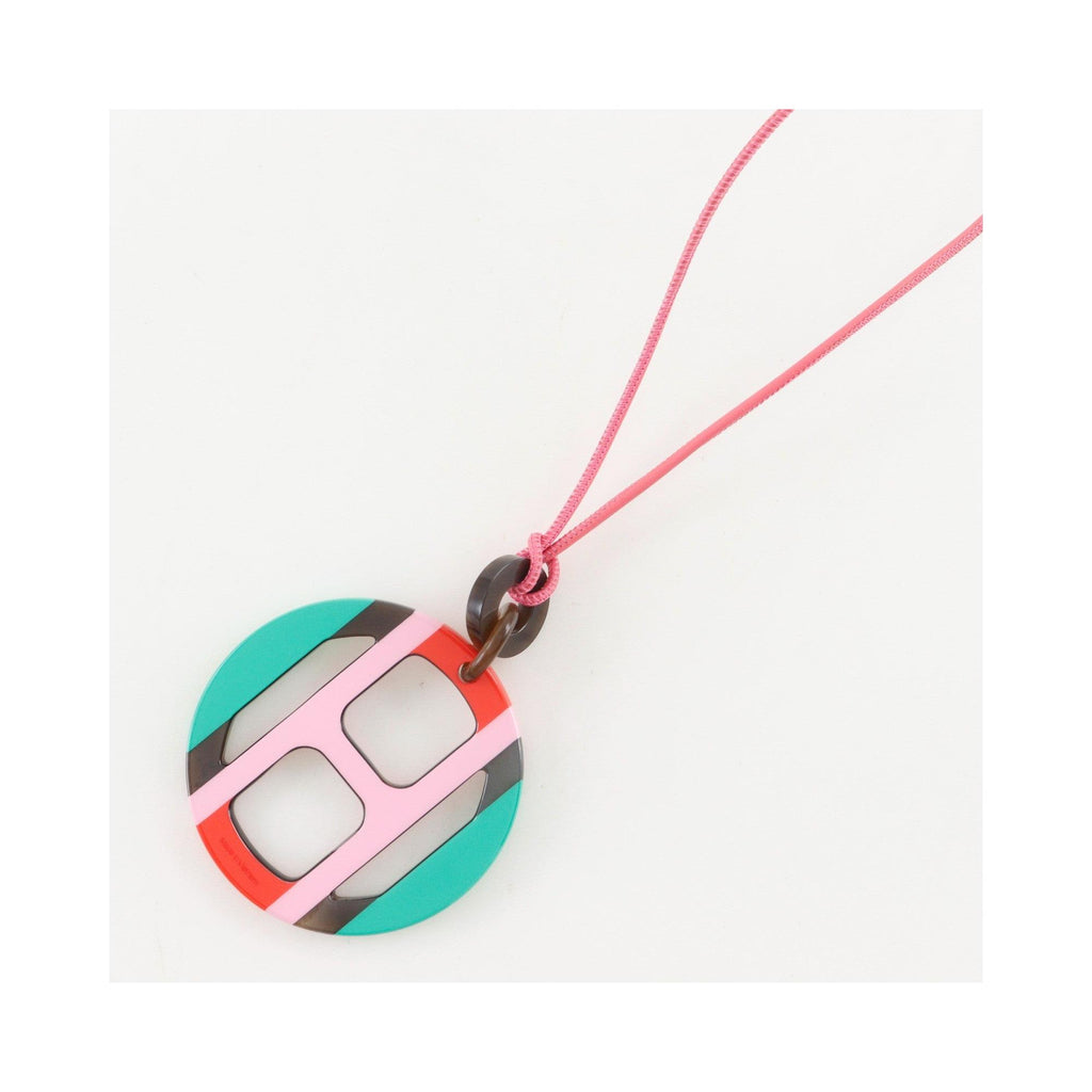 Collier Hermes Necklace Buffalo Horn And Horn - Rose