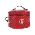 Sac À Dos Gucci Gg Marmont Vanity Mini Cuir - Rouge