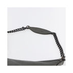 Sac Porté Épaule Gucci Soho Chain Hobo Medium Cuir - Argent