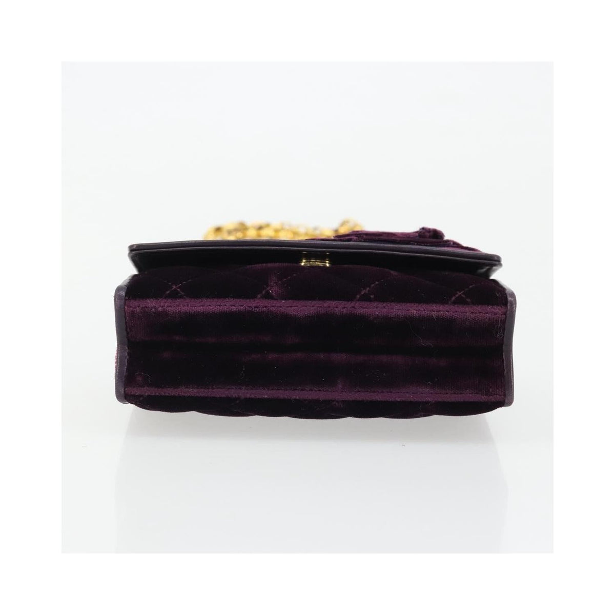 Sac À Main Chanel Wallet On Chain Velvet - Violet