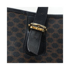 Sac Porté Épaule Celine C Macadam Tote Pvc - Noir