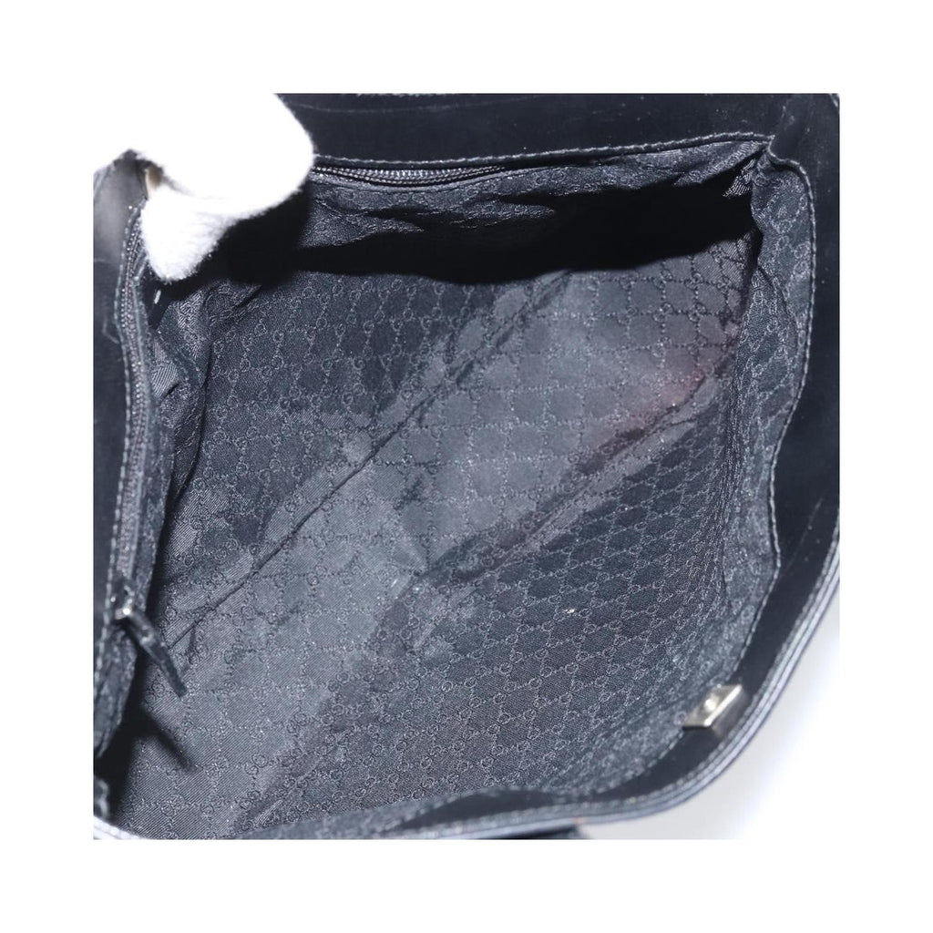 Cabas Gucci Vintage Web Tote Cuir - Noir