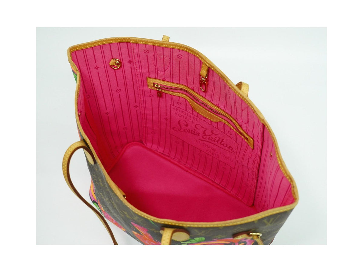 Cabas Louis Vuitton Neverfull Tote Mm Toile - Marron