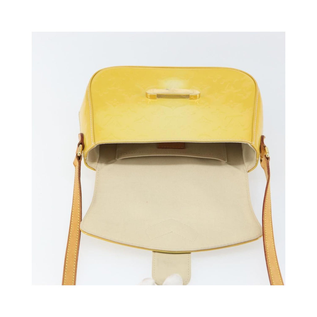 Sac À Main Louis Vuitton Bellflower Gm Cuir Verni - Marron