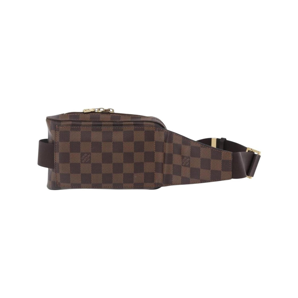 Sac Porté Épaule Louis Vuitton Geronimos Waist Toile - Marron