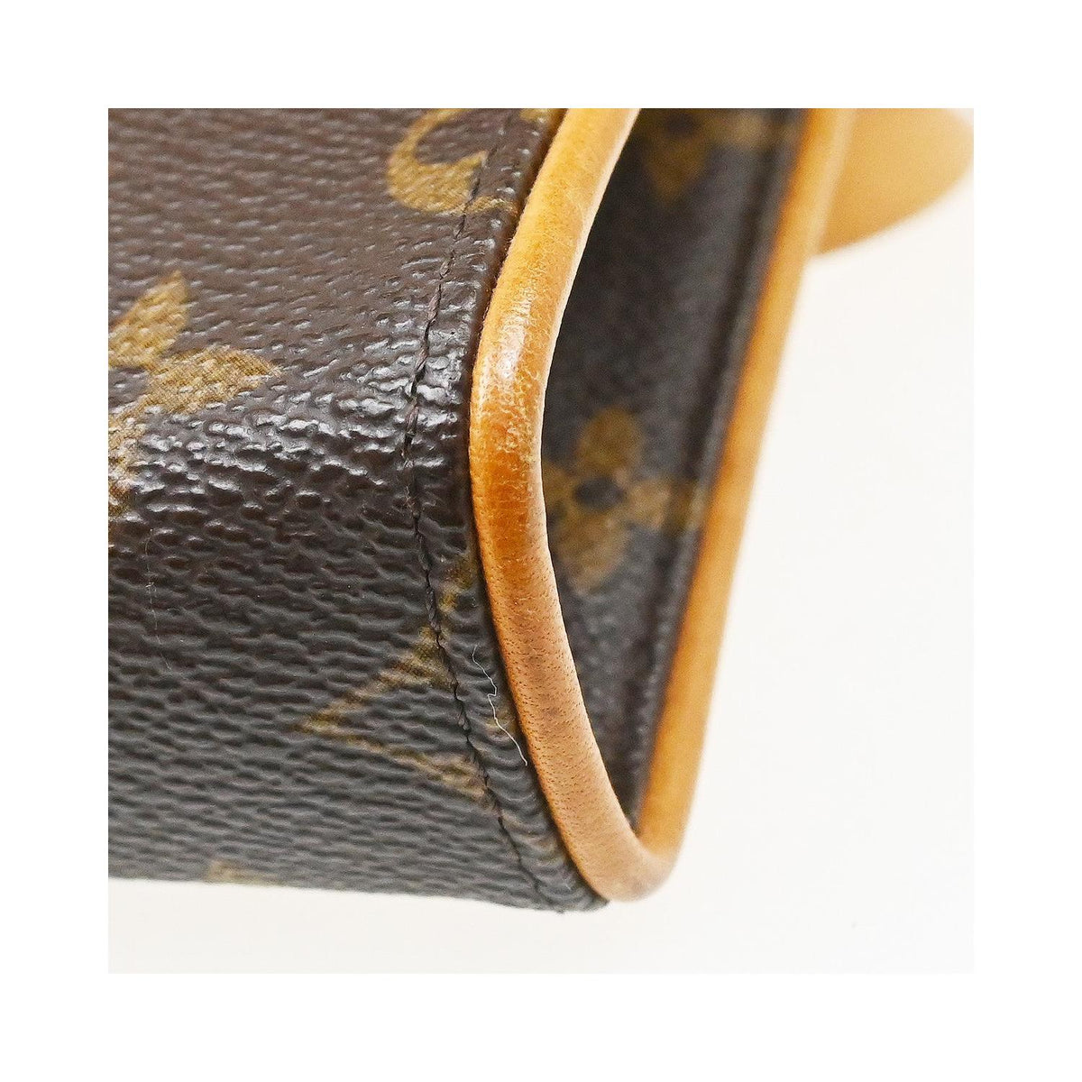 Pochette Louis Vuitton Florentine Pochette Small Toile - Marron