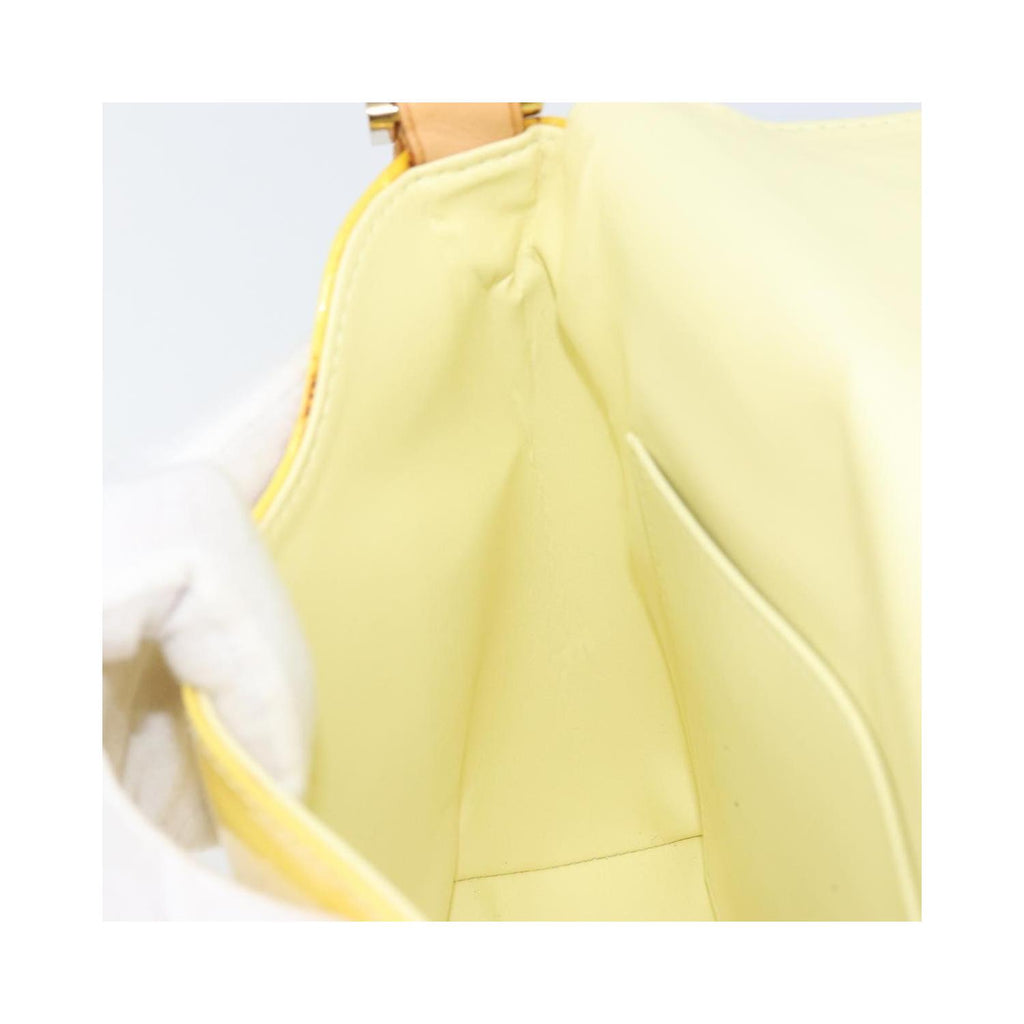 Sac Porté Épaule Louis Vuitton Thompson Street Handbag Medium Cuir Verni - Jaune