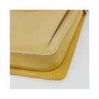 Pochette Louis Vuitton Mott Handbag Cuir Verni - Beige