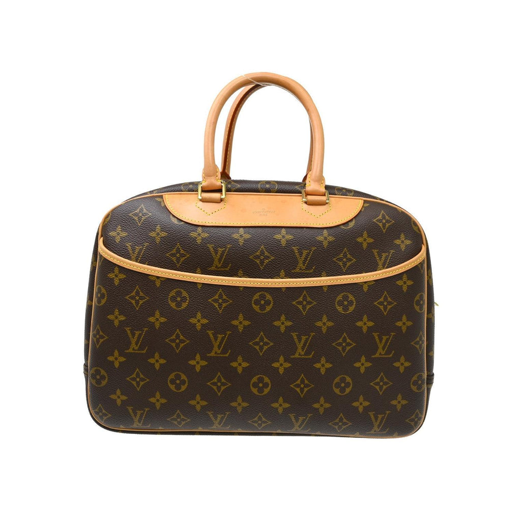 Sac À Main Louis Vuitton Deauville Mini Toile - Marron