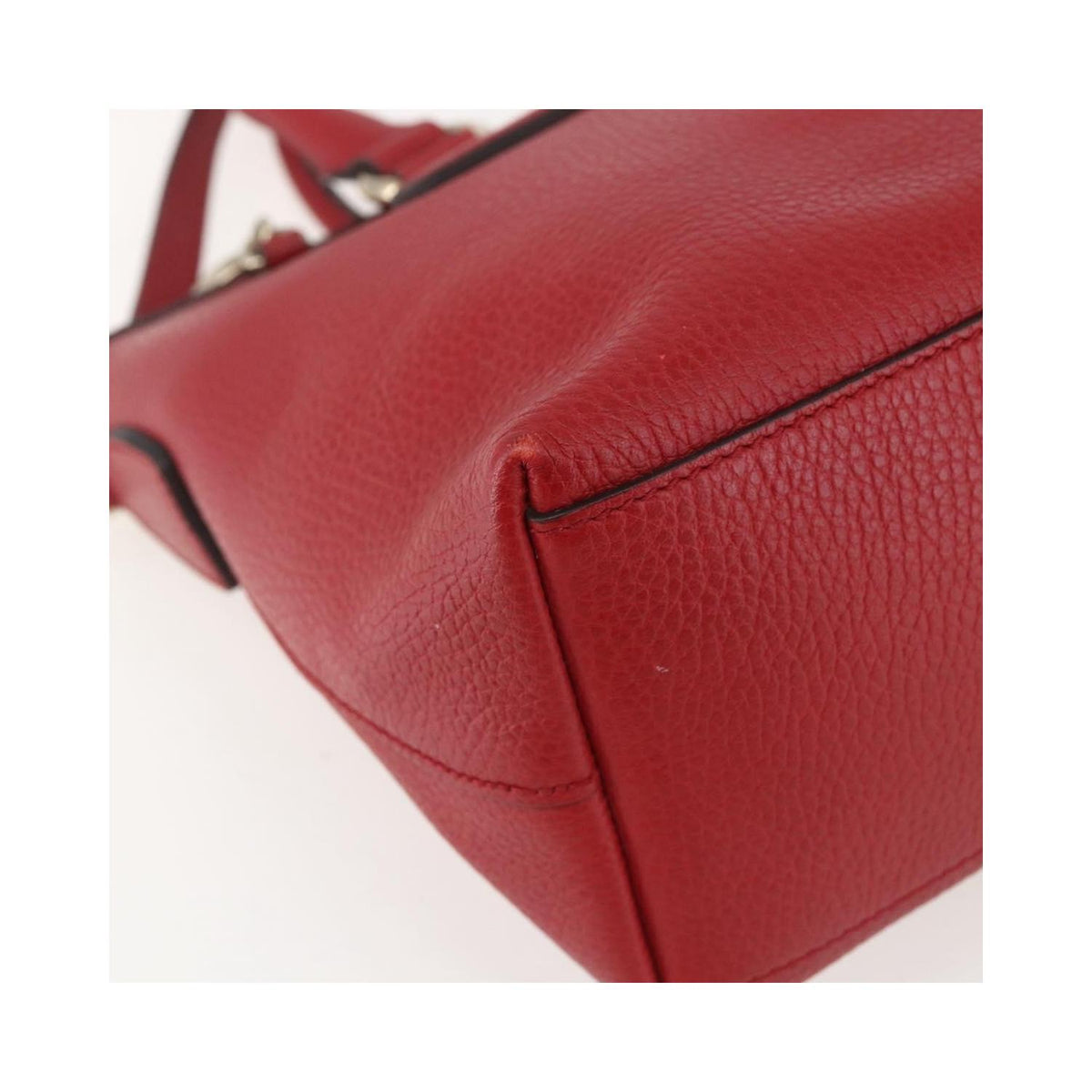 Gucci - Borsa a mano vintage Soho trasformabile in pelle - Rosso