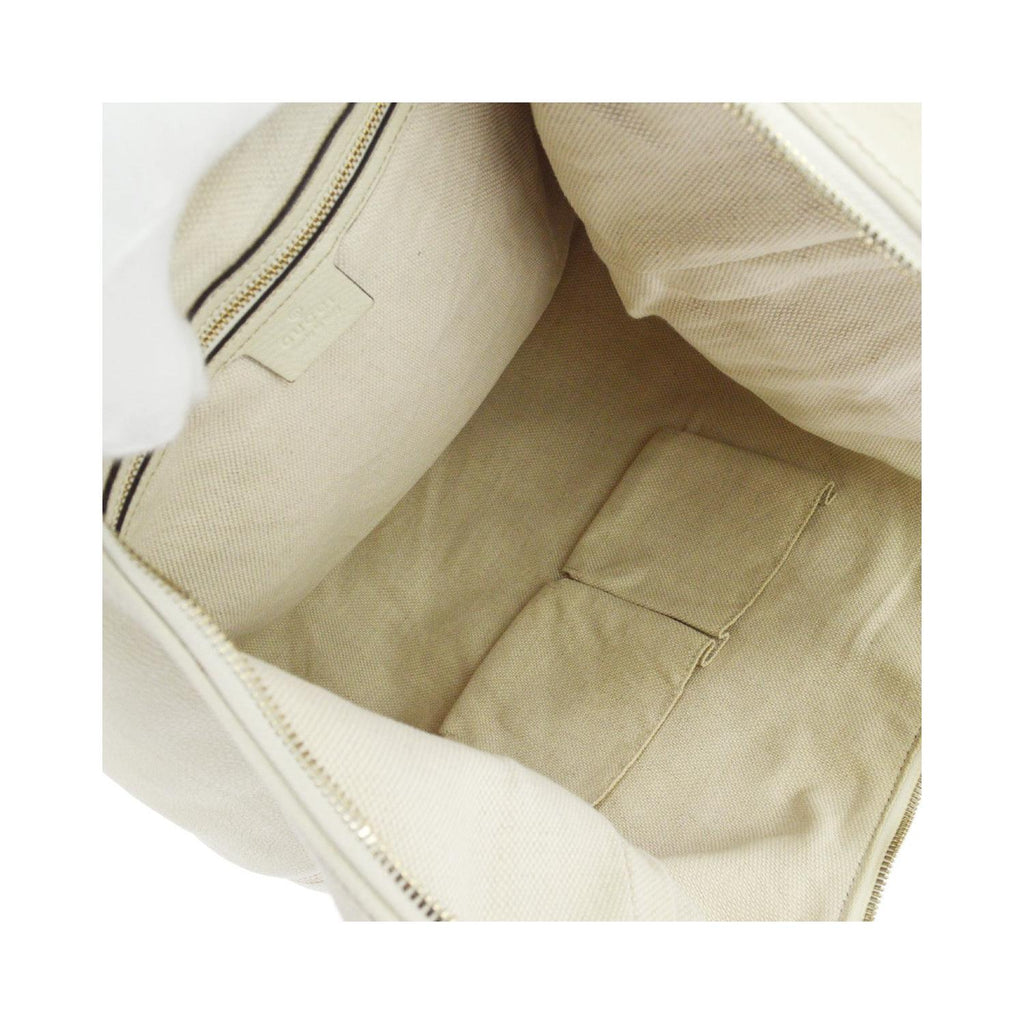 Sac Porté Épaule Gucci Soho Hobo Large Cuir - Beige