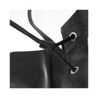 Sac À Dos Gucci Vintage Jackie Backpack Medium Toile - Noir