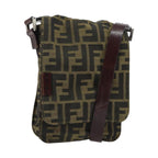 Fendi Flat Messenger Bag Zucca Canvas Product Image