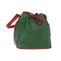Sac Porté Épaule Louis Vuitton Bicolor Petit Noe Handbag Cuir - Vert